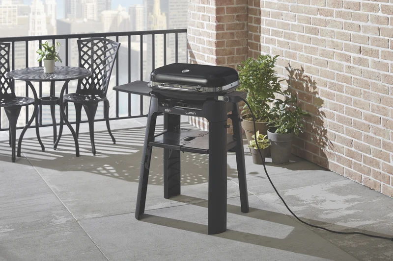 Weber Lumin Stand with Side Table