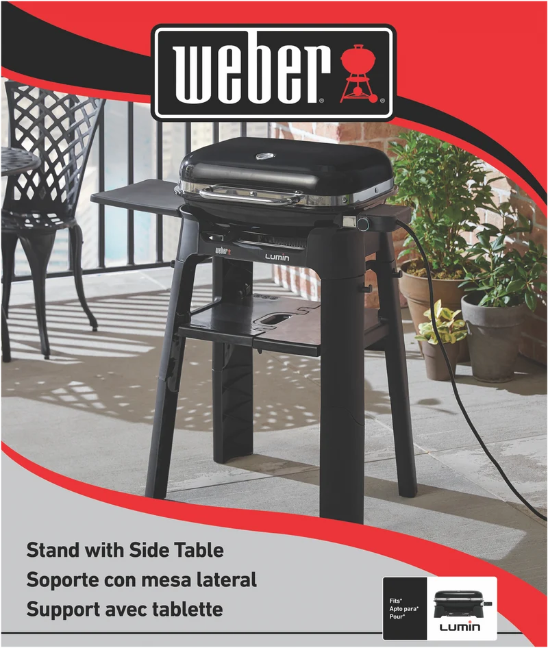 Weber Lumin Stand with Side Table
