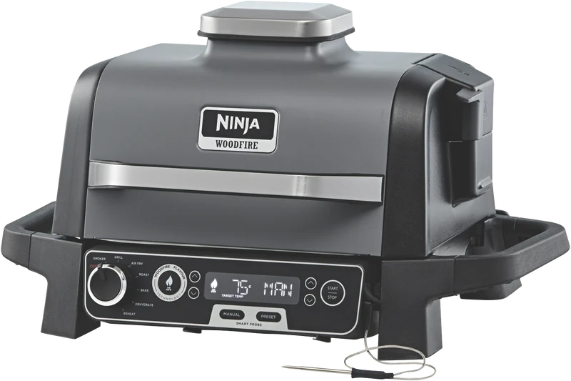 Ninja Woodfire Electric BBQ Grill and Smoker With Smart Probe