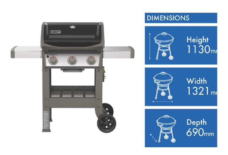 Weber Spirit II E310 LP Black
