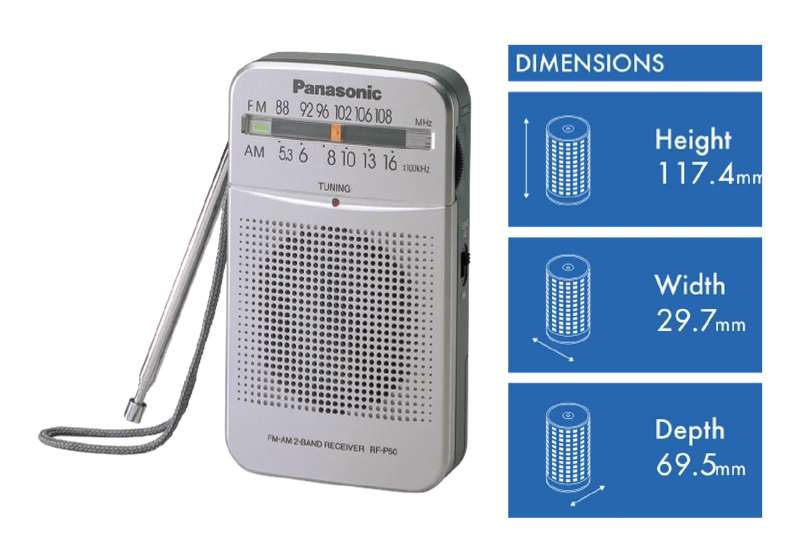 Panasonic AM/FM Pocket Radio