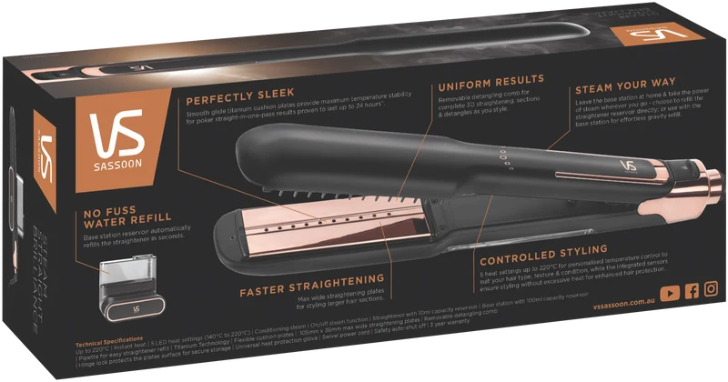 VS Sassoon Steam Straight Brilliance