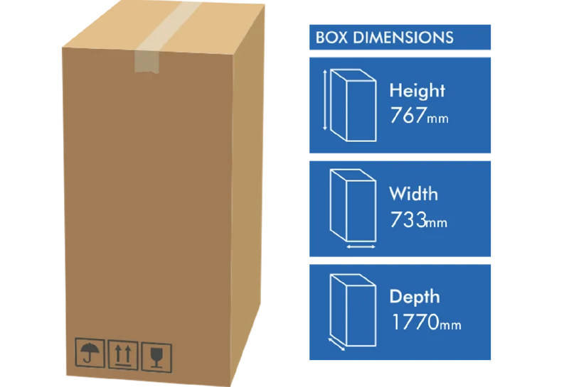 Westinghouse 388L Vertical Freezer