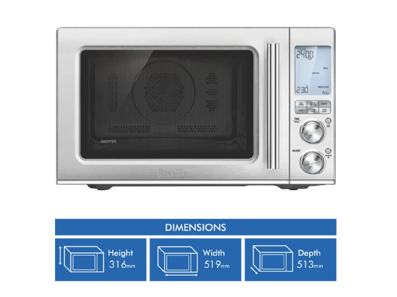 Breville 32L 1200W the Combi Wave 3 in 1 Convection Oven