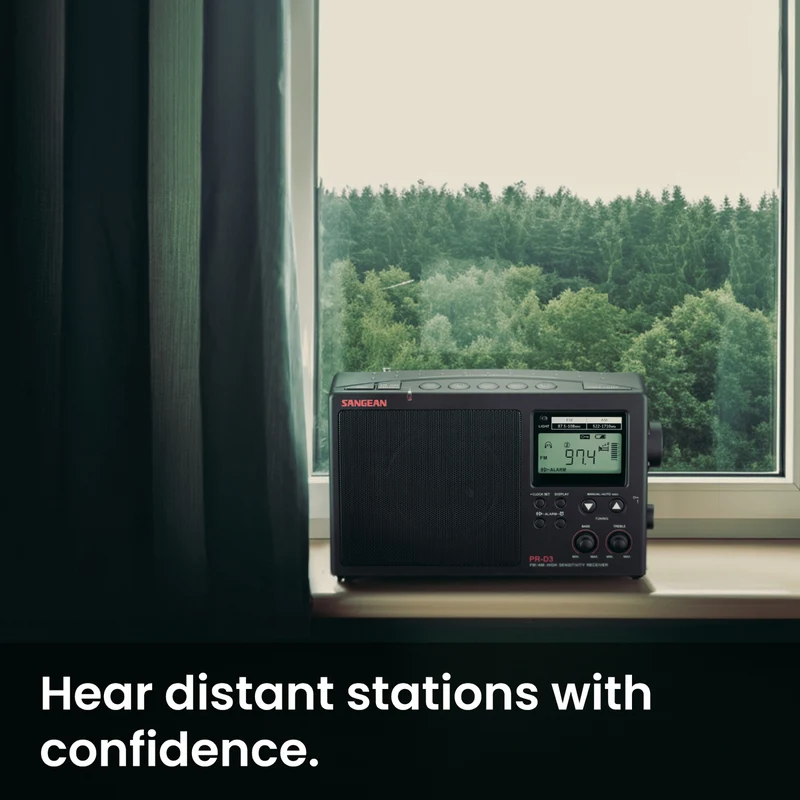 Sangean AM/FM Long Range Portable Radio