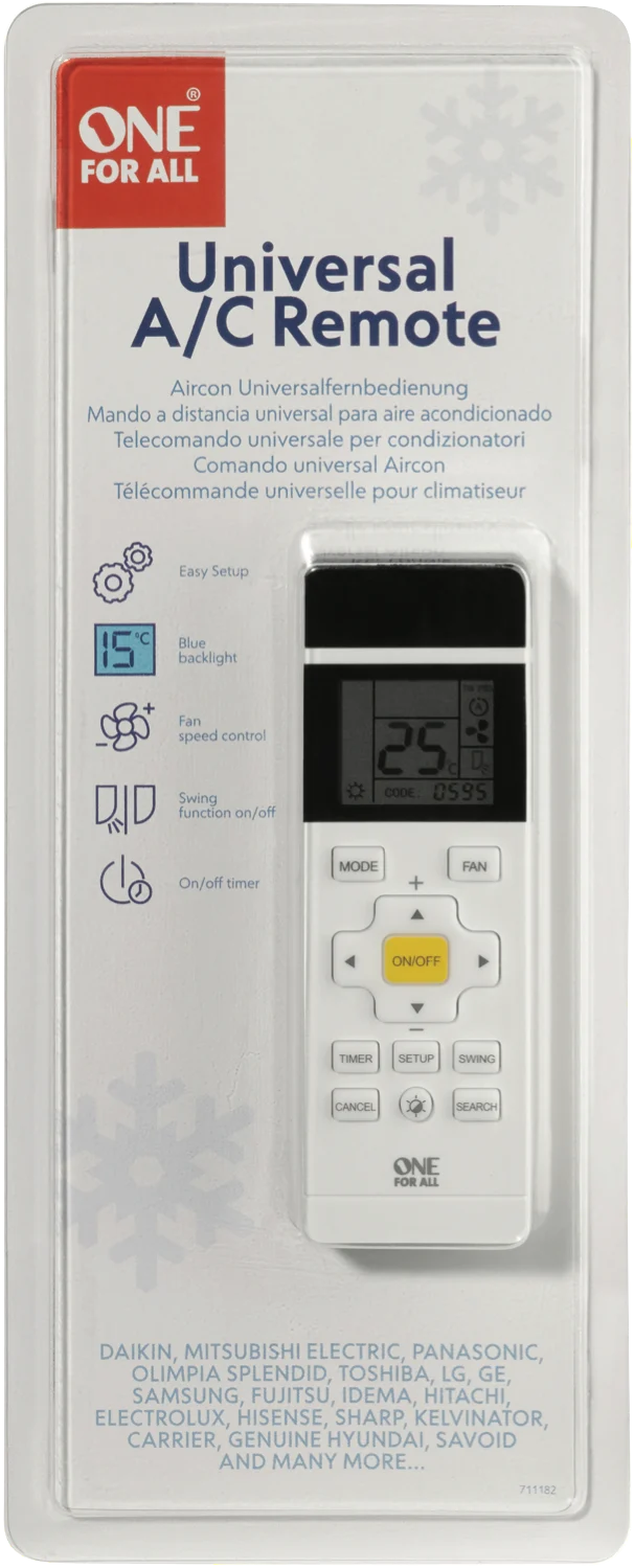 One For All Aircon Remote Control