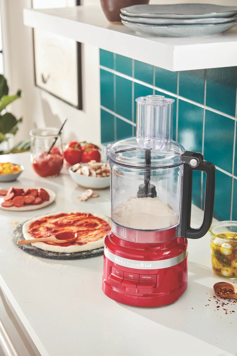 KitchenAid 9 Cup 1L Food Processor Empire Red