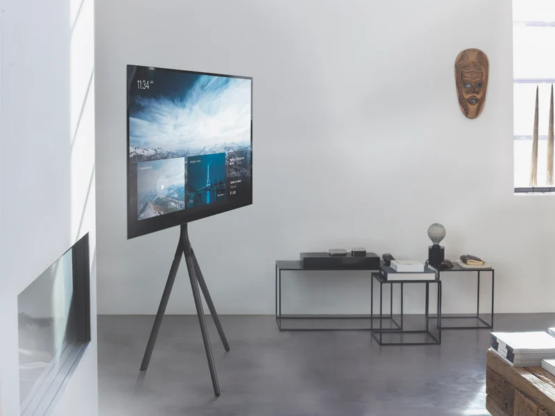 One For All Designer Tripod TV Stand (Titanium Grey)
