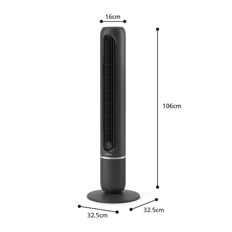 Philips 5500 series Tower Fan Charcoal Grey