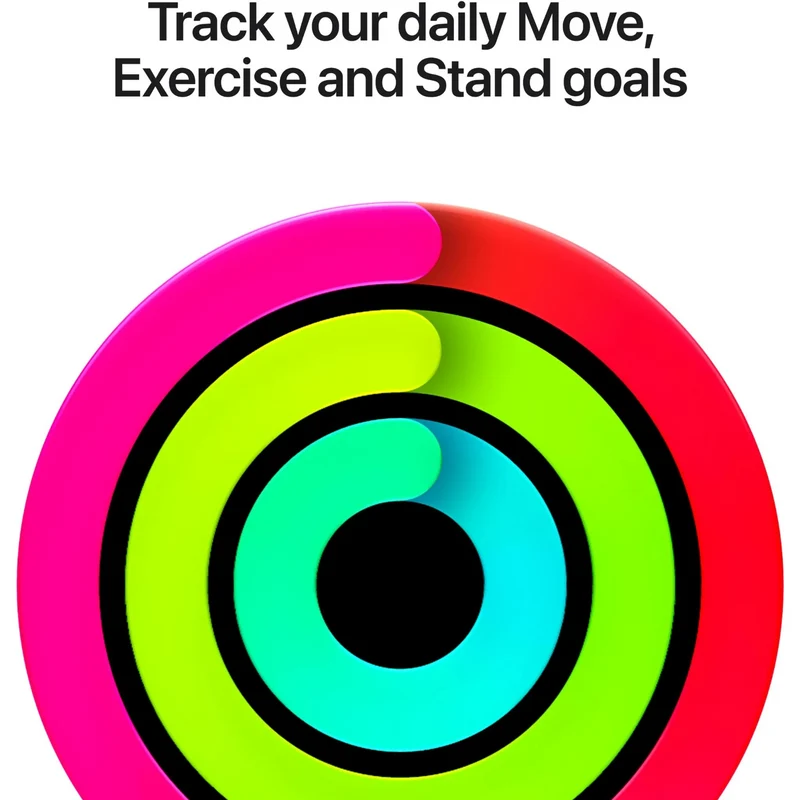 Apple Watch SE 3 GPS 44mm Midnight Aluminium Case Navy Blue Sport Band M/L