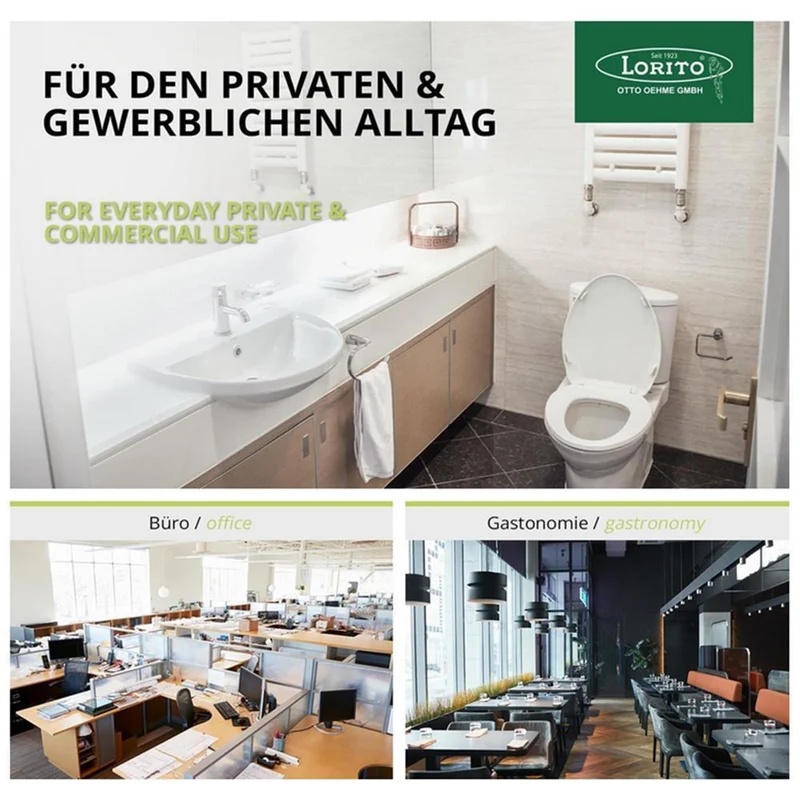 Lorito Toilettenpapier Klopapier frisch sauber recycling