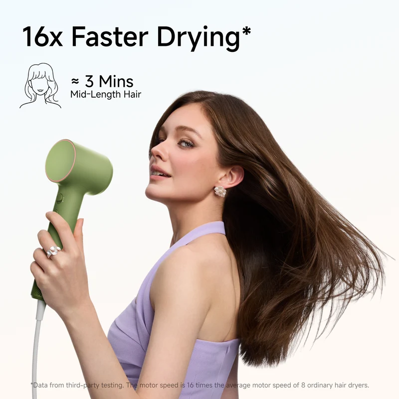 Laifen Air Pro High-Speed Hair Dryer Jungle Green