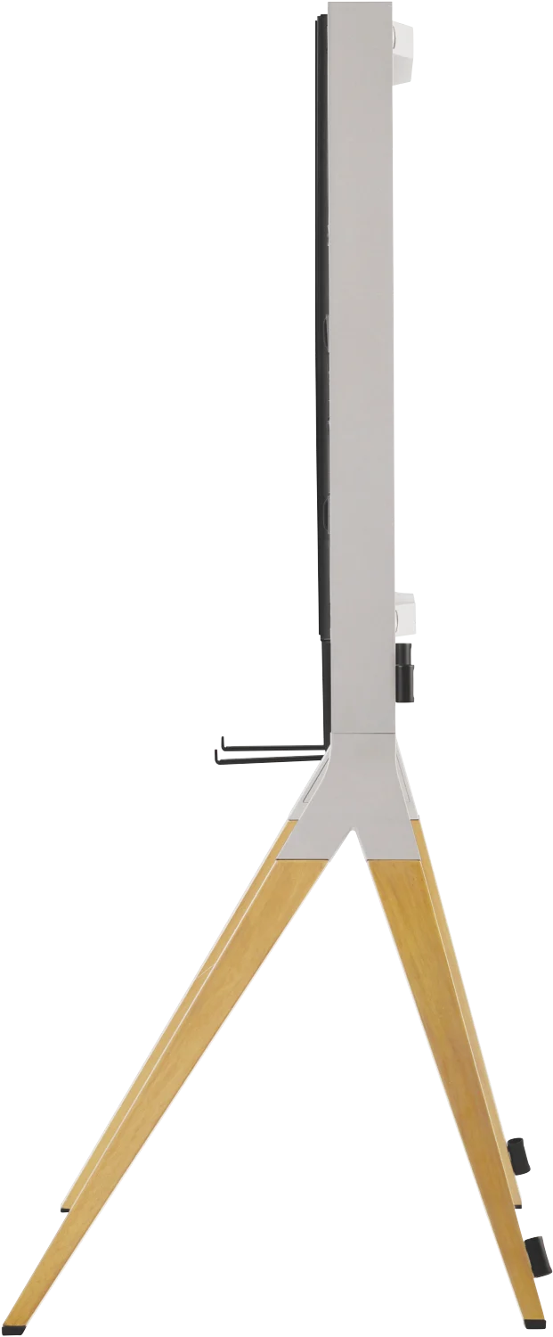 One For All Falcon TV stand - Oak/Silver