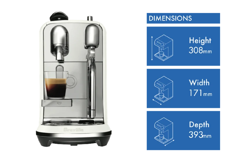 Nespresso Creatista Plus Capsule Coffee Machine Sea Salt