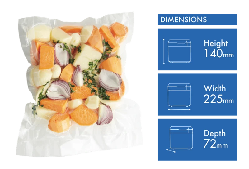 FoodSaver Food Saver Vacuum Bag Roll 2 Pack 20cm