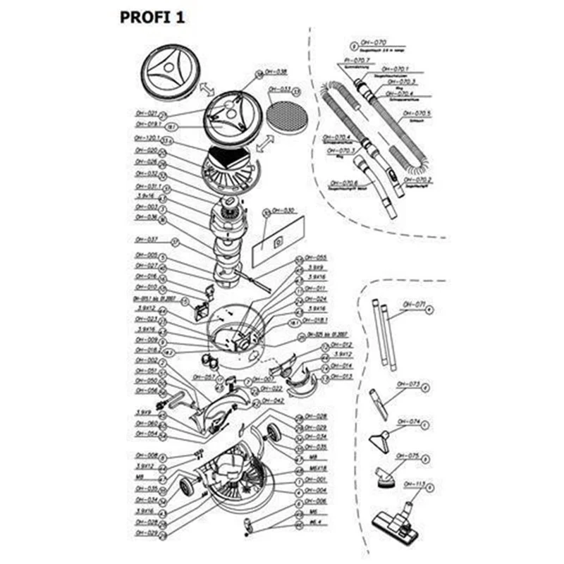 Hepafilter für Lorito Profi