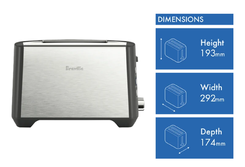 Breville Bit More Toaster Brushed S/Steel