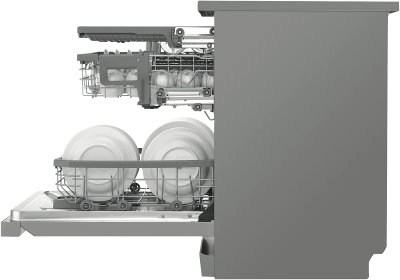LG 60cm 15 Place QuadWash Freestanding Dishwasher, Stainless Steel