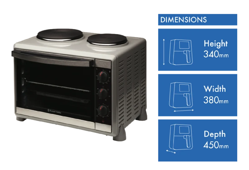 Russell Hobbs Compact Kitchen Toaster Oven