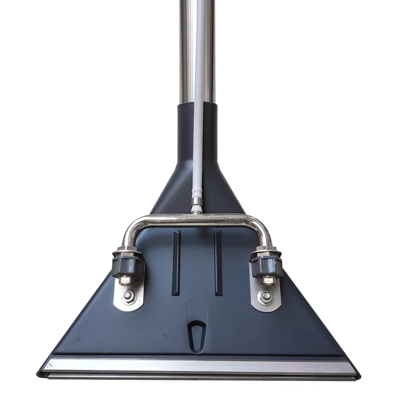 Teppichadapter 2 Düsen 26 cm mit Chromstahlhandrohr