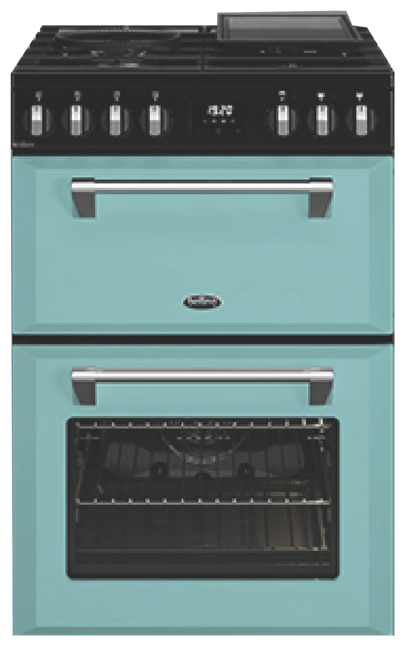 Belling Mini Richmond 60cm Dual Fuel Freestanding Cooker - Country Blue