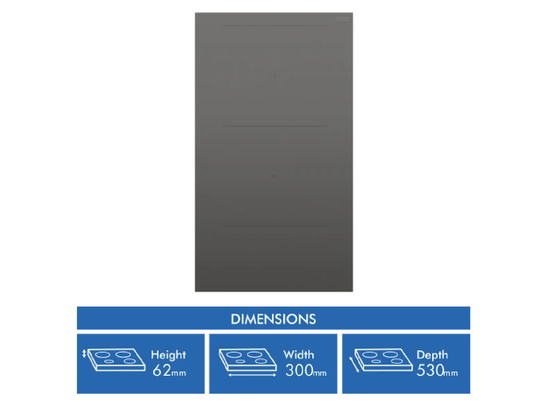 Fisher & Paykel 30cm Series 11 Auxiliary Induction Cooktop, with SmartZone