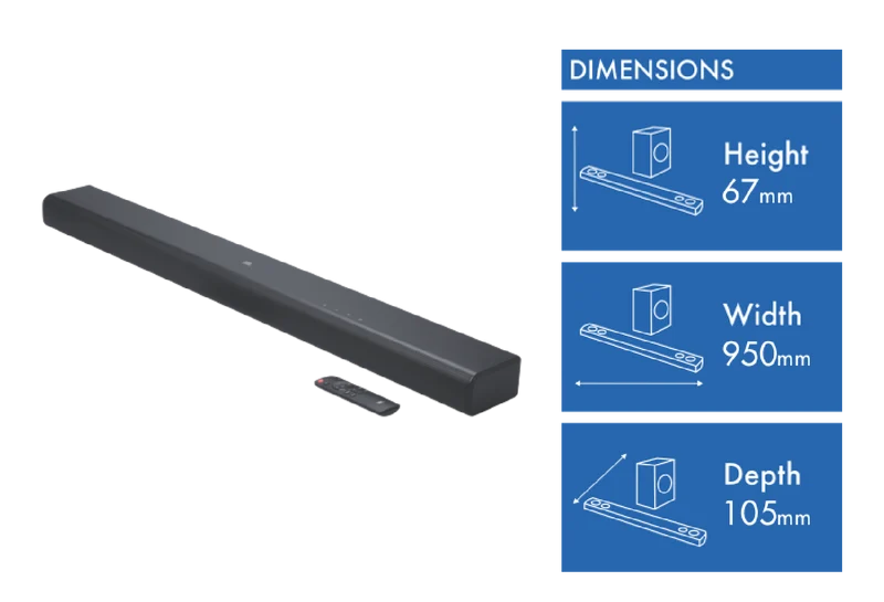 JBL SB510 3.1ch Soundbar with built in sub