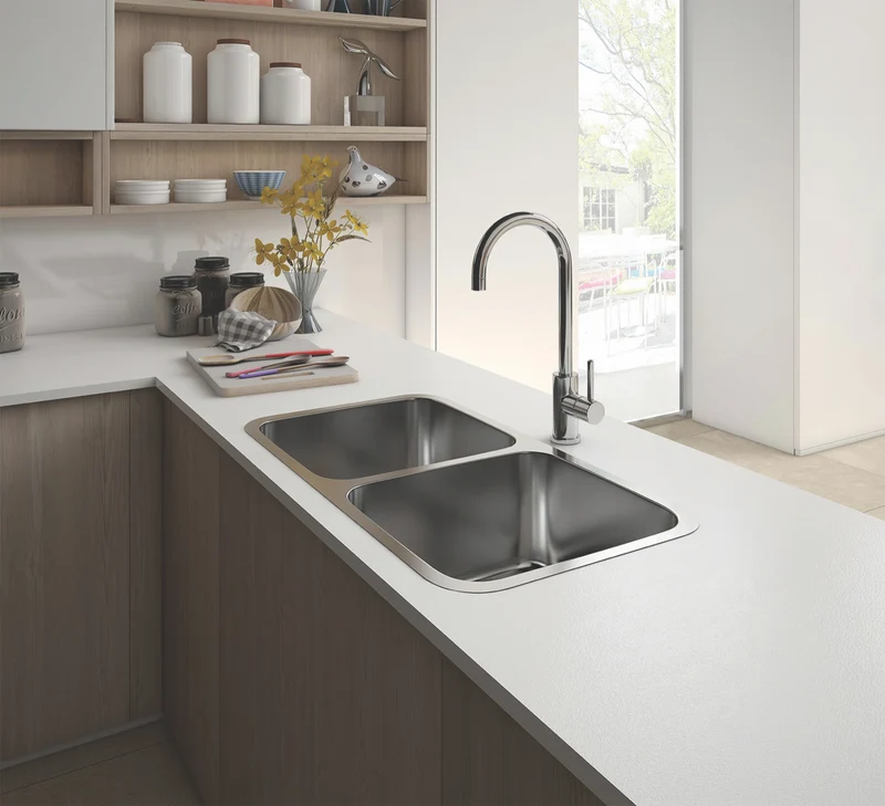Franke Bell Double Bowl Sink - Dual Install