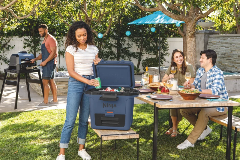 Ninja FrostVault 28L Hard Cooler with Dry Zone - Lakeshore Blue