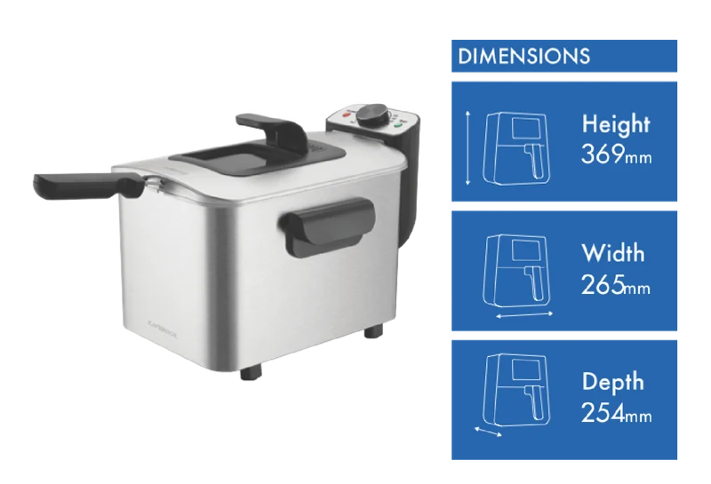 Kambrook 4L Golden Crisp Deep Fryer