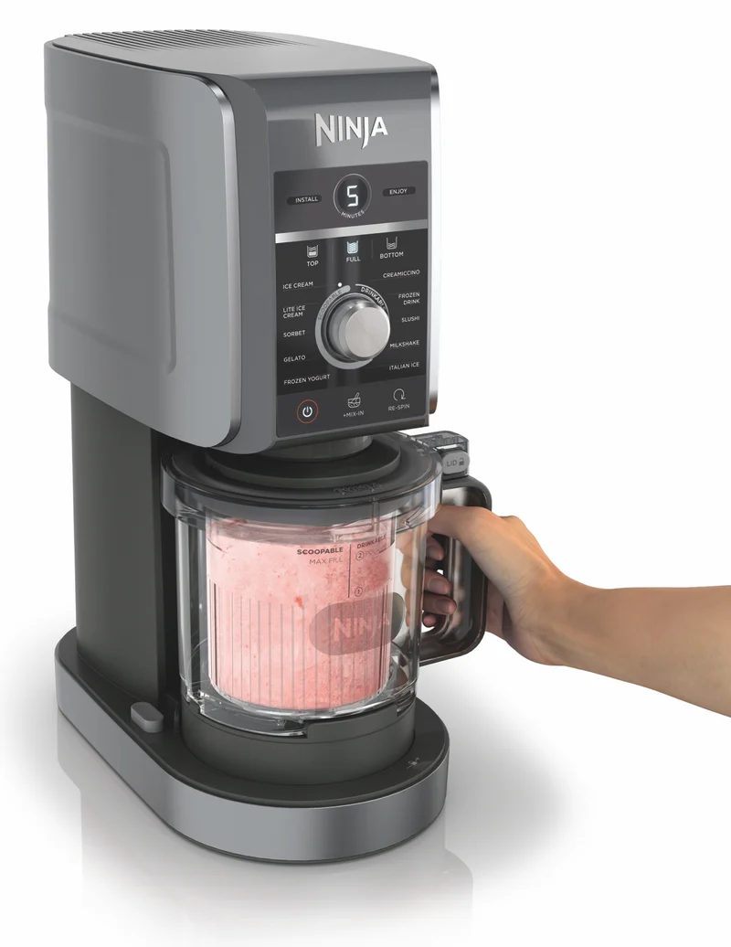 Ninja Creami Deluxe Ice Cream Maker Silver