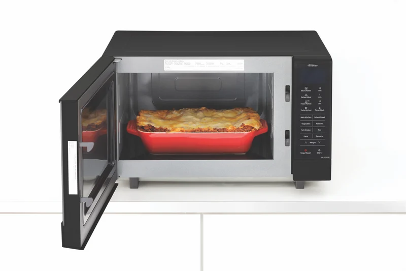 Panasonic 27L 1000W Flatbed Microwave Black