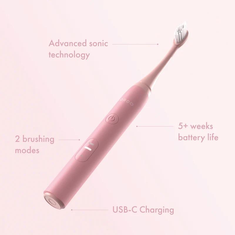 Ordo Sonic Lite Electric Toothbrush Petal