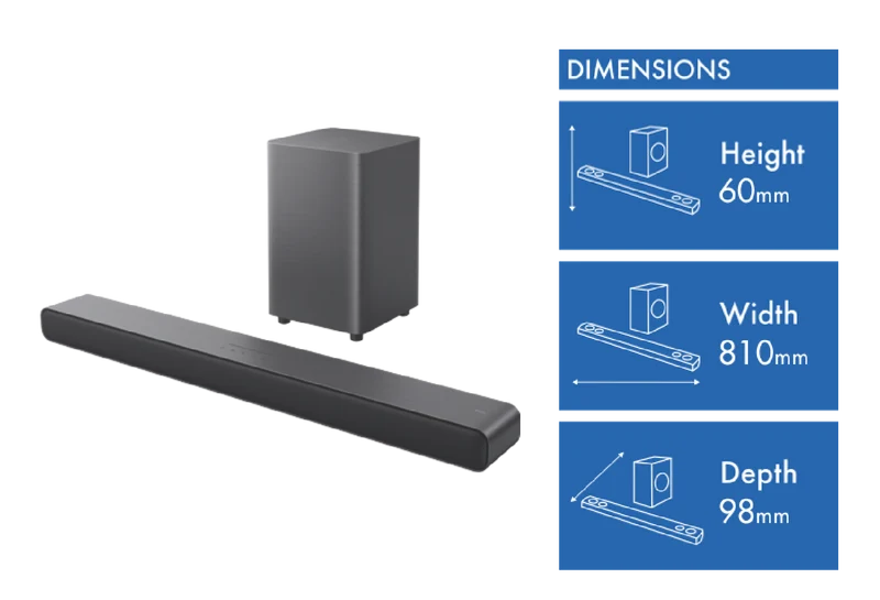 TCL 2.1 Ch Dolby Atmos 220W Soundbar