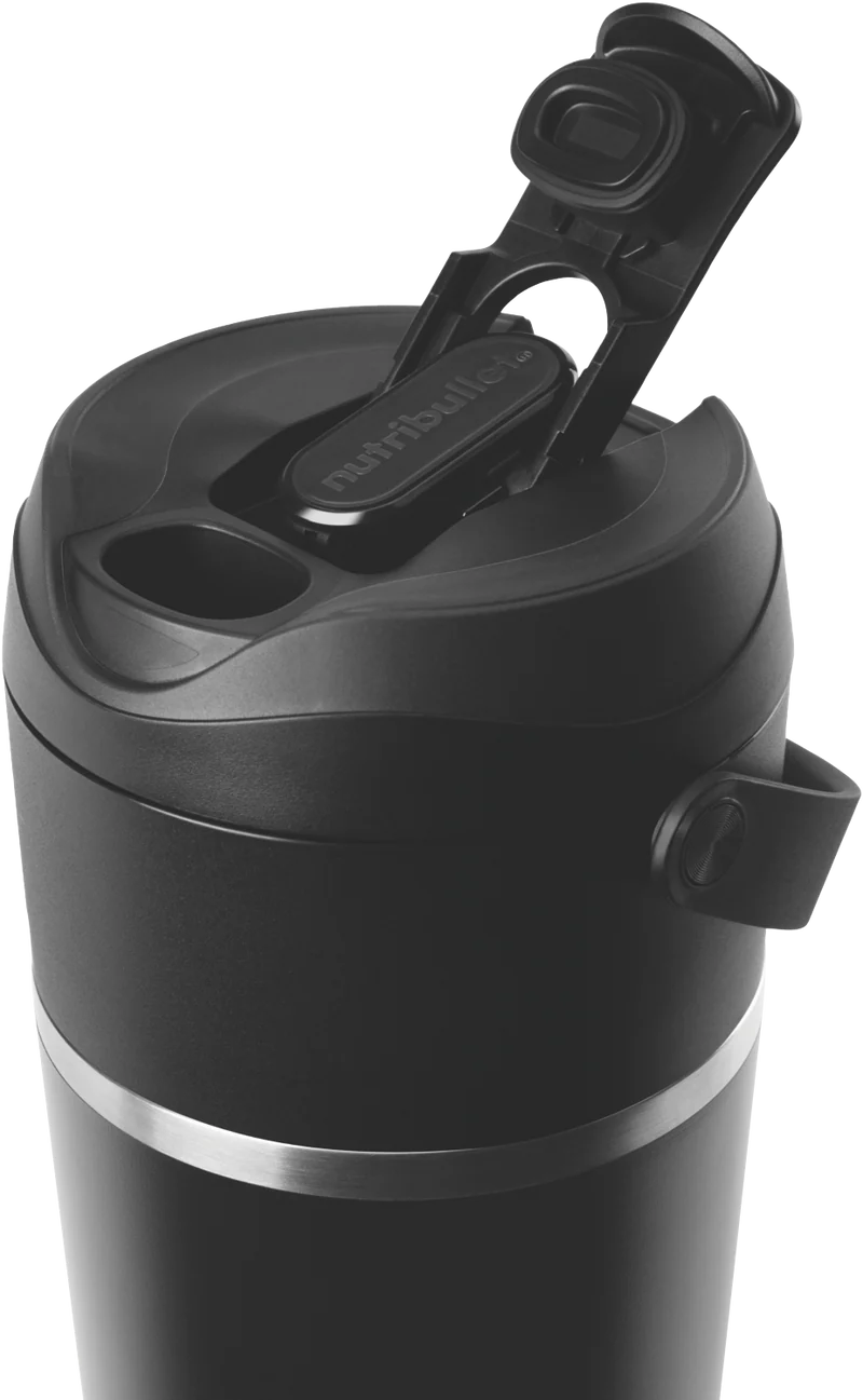 NUTRIBULLET Stainless Steel Flip Portable Blender Black