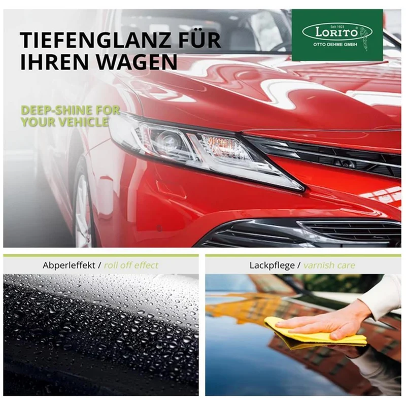 Lorito Uniclean mit Carnauba Universalreiniger Abperleffekt