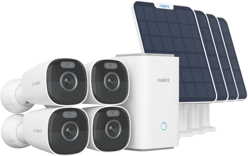 Reolink 4K Wireless Security 4 Camera System with Solar