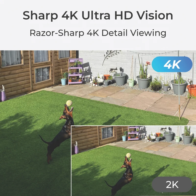 Reolink 8-Channel NVR x 4 8MP Security Cameras