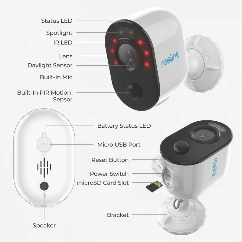 Reolink 2k Battery Security Camera