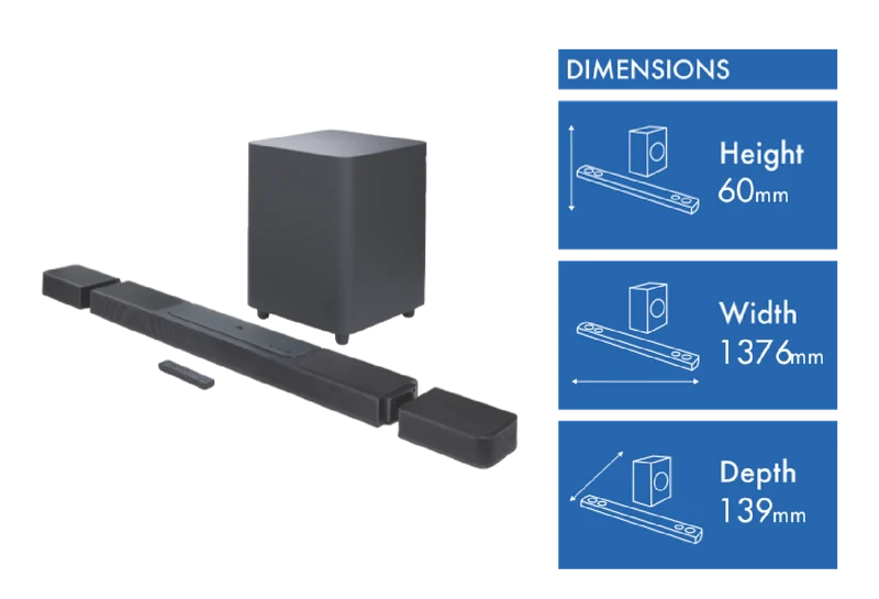 JBL Bar1300 11.1.4 True Atmos Soundbar