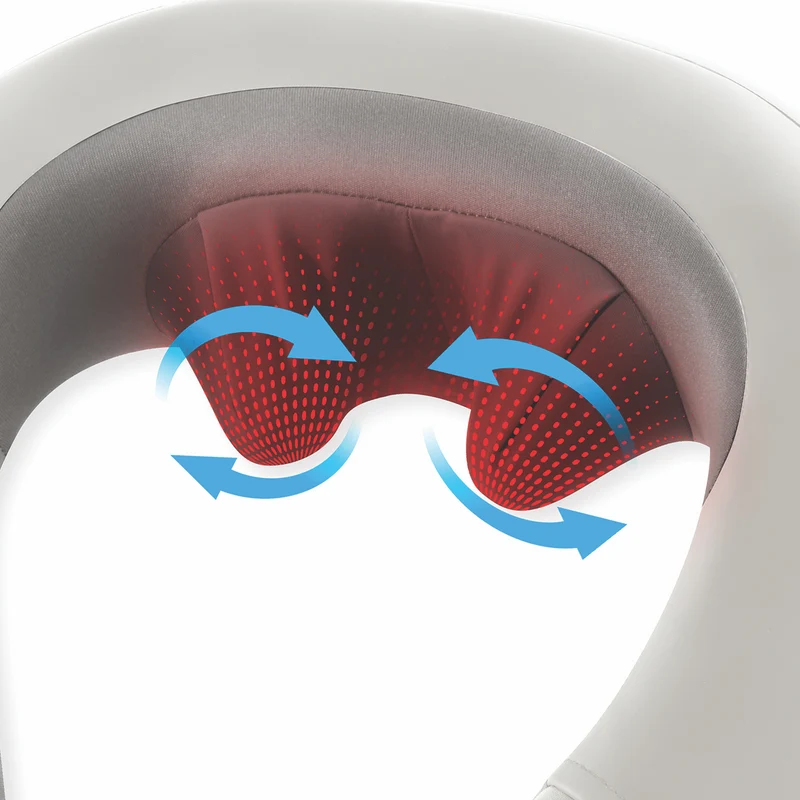 Homedics Shiatsu Neck & Shoulder Massager with Heat - Grey