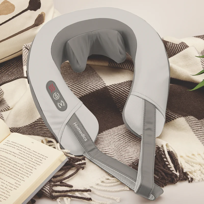 Homedics Shiatsu Neck & Shoulder Massager with Heat - Grey