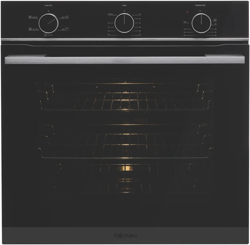 Technika 60cm 5 Function Electric Oven with 10A Plug and Lead