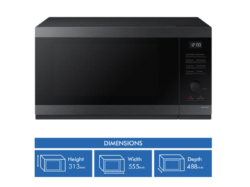 Samsung 40L 1000W Microwave Black Stainless Steel