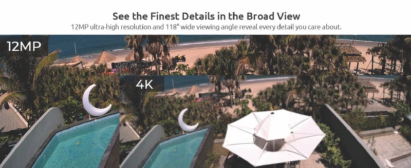 Reolink 16-Channel NVR x 8 12MP Security Cameras