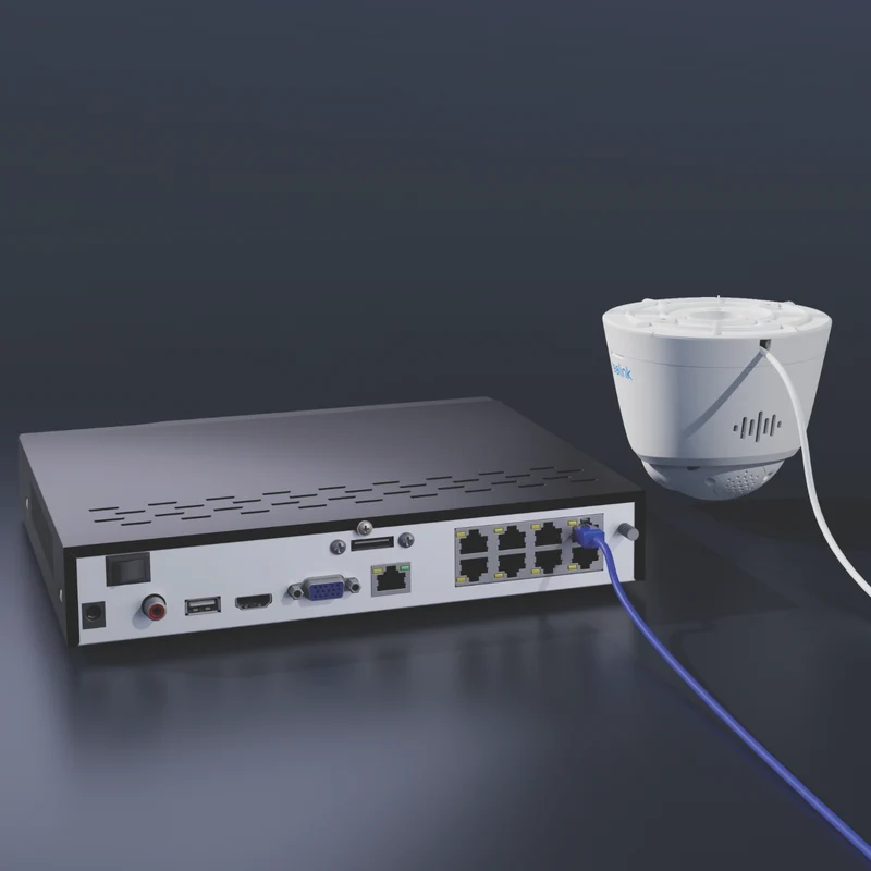 Reolink 16-Channel NVR x 8 12MP Security Cameras