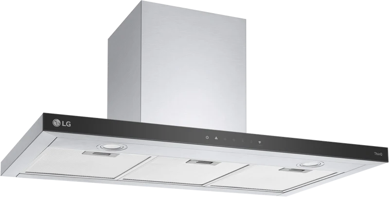 LG 90cm T-Shape Rangehood with ThinQ Auto, Stainless Steel