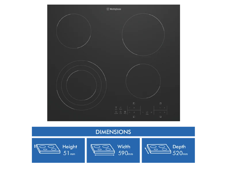 Westinghouse 60cm Ceramic Cooktop
