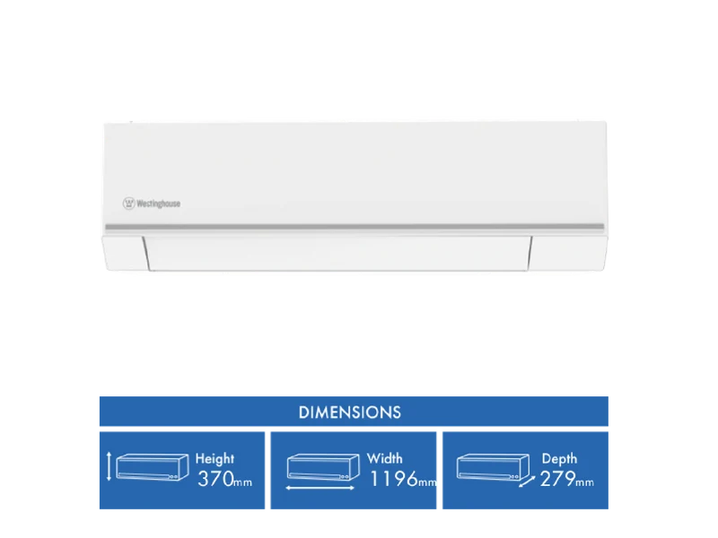 Westinghouse C7.3kW H8.3kW Reverse Cycle Split System
