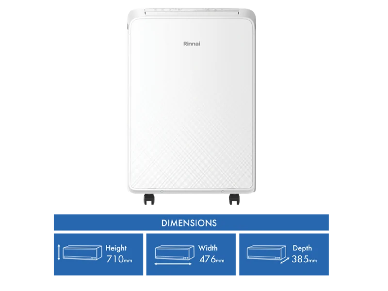 Rinnai 3.4kW Portable Air Conditioner